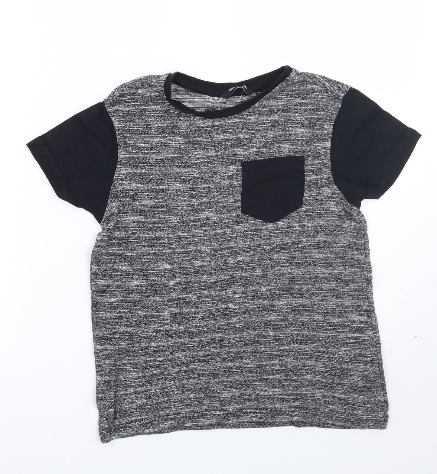 George Boys Grey   Basic T-Shirt Size 9-10 Years