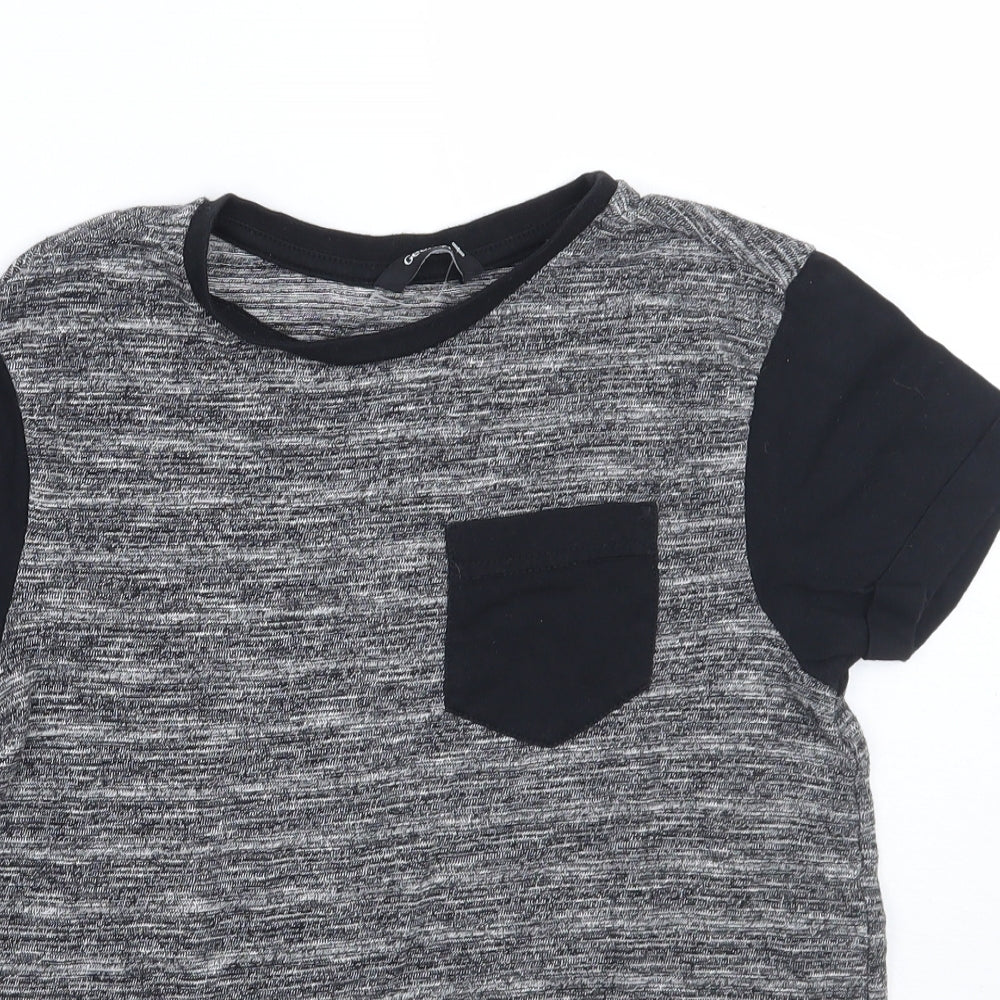 George Boys Grey   Basic T-Shirt Size 9-10 Years