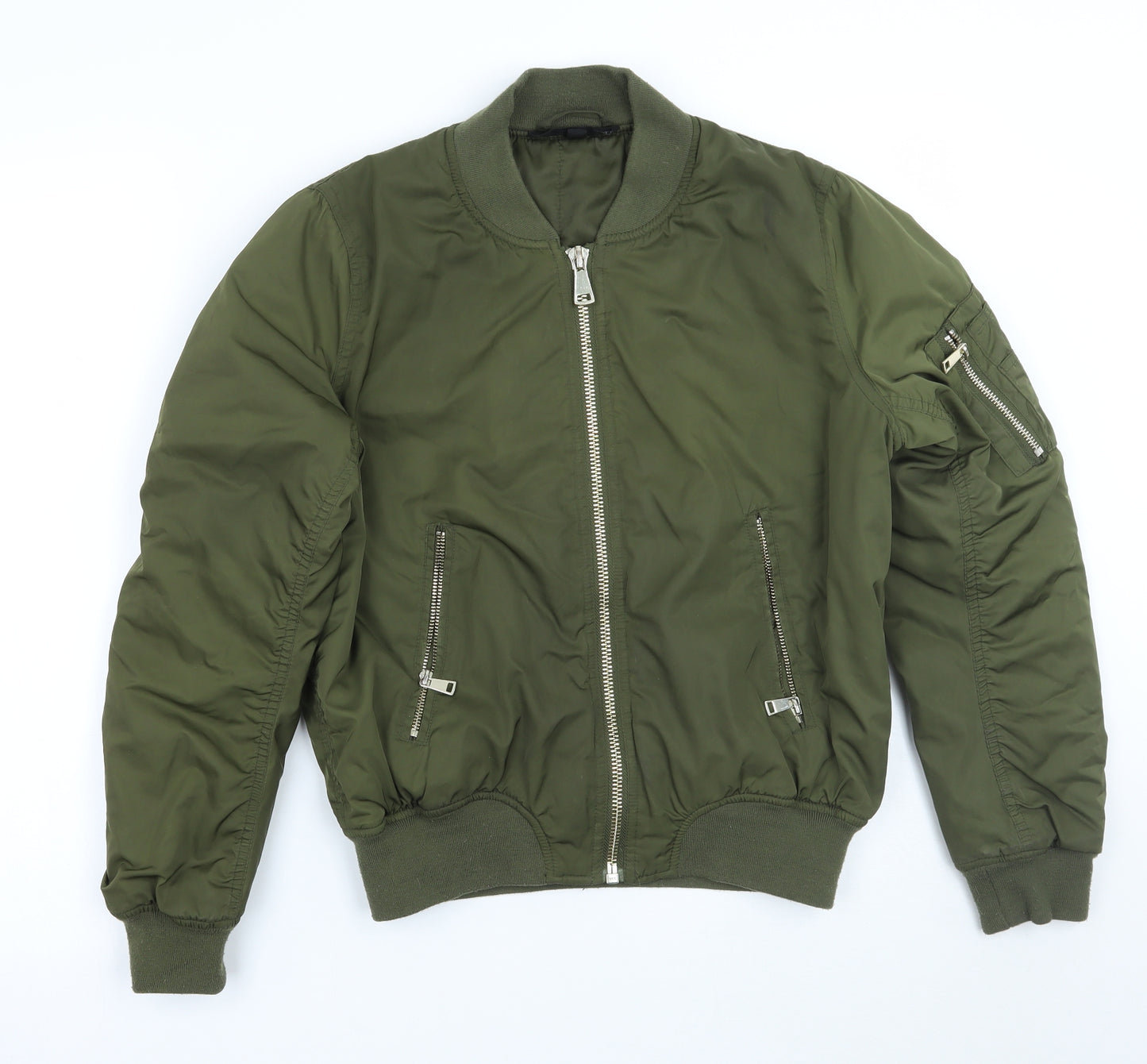 Topshop Womens Green   Jacket Coat Size 10