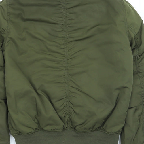 Topshop Womens Green   Jacket Coat Size 10