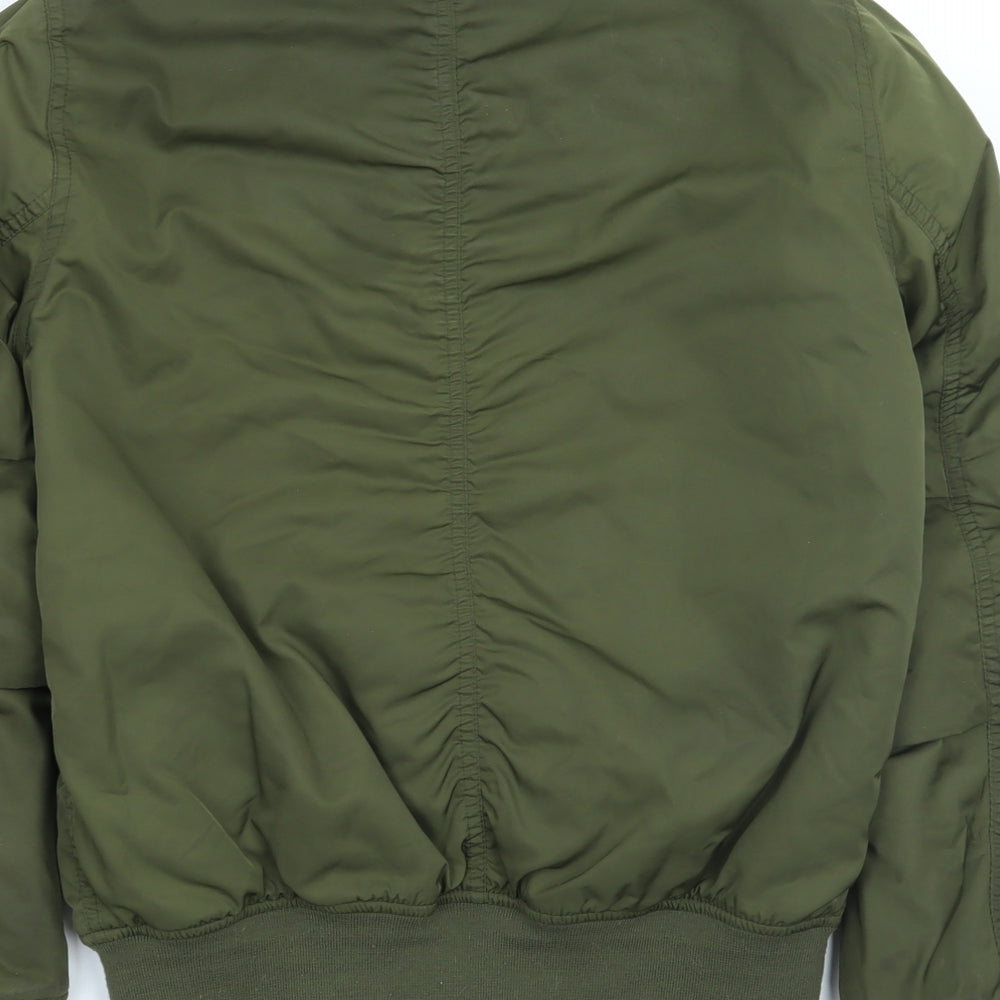 Topshop Womens Green   Jacket Coat Size 10