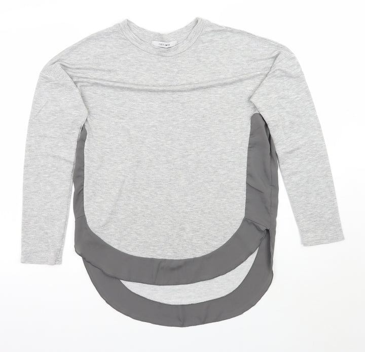 COIN 1804 Womens Grey   Basic T-Shirt Size M