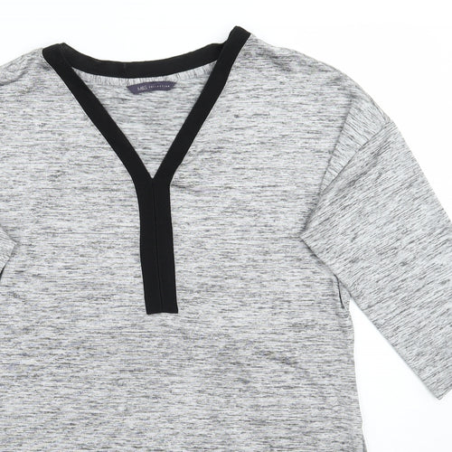 Marks and Spencer Womens Grey   Basic T-Shirt Size 12