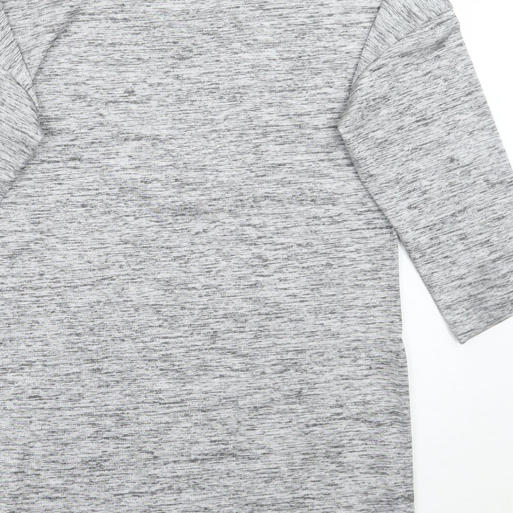 Marks and Spencer Womens Grey   Basic T-Shirt Size 12