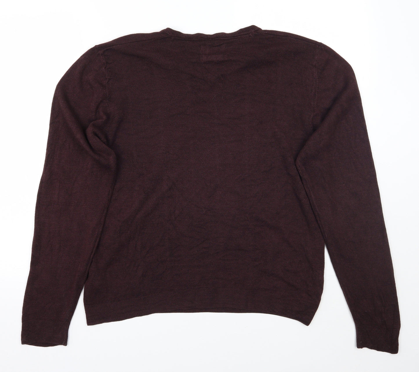 Marks and Spencer Mens Purple   Pullover Jumper Size M