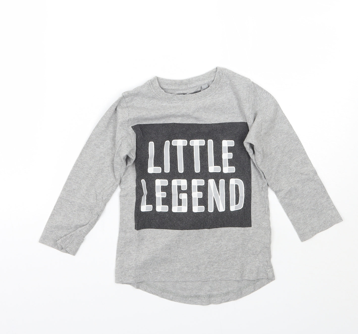 NEXT Boys Grey   Basic T-Shirt Size 2-3 Years