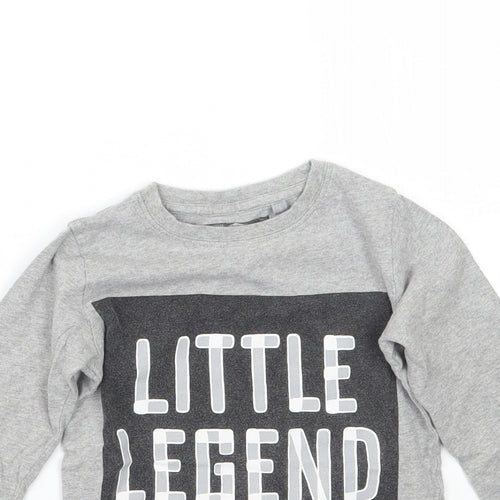 NEXT Boys Grey   Basic T-Shirt Size 2-3 Years