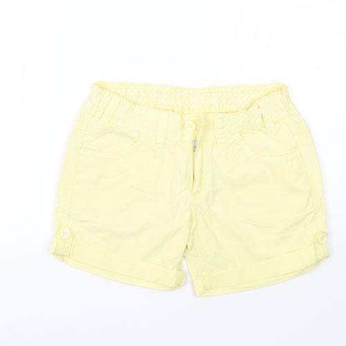Preworn Womens Yellow   Bermuda Shorts Size 8