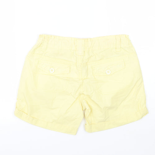 Preworn Womens Yellow   Bermuda Shorts Size 8