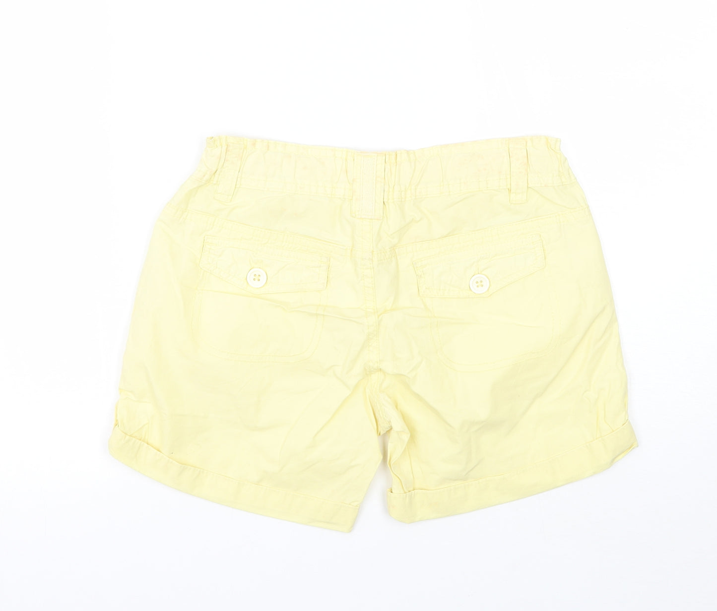 Preworn Womens Yellow   Bermuda Shorts Size 8