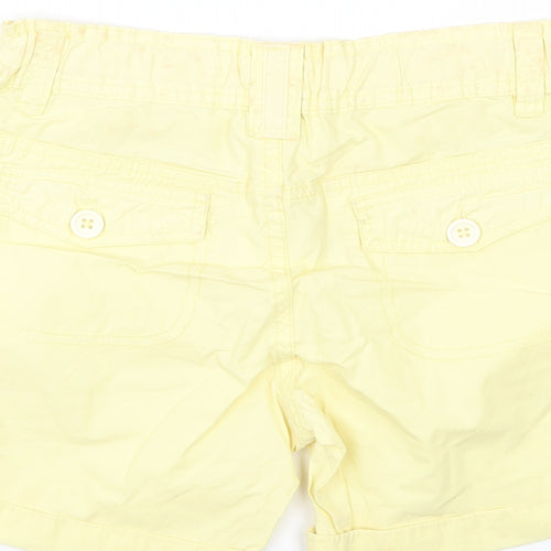Preworn Womens Yellow   Bermuda Shorts Size 8