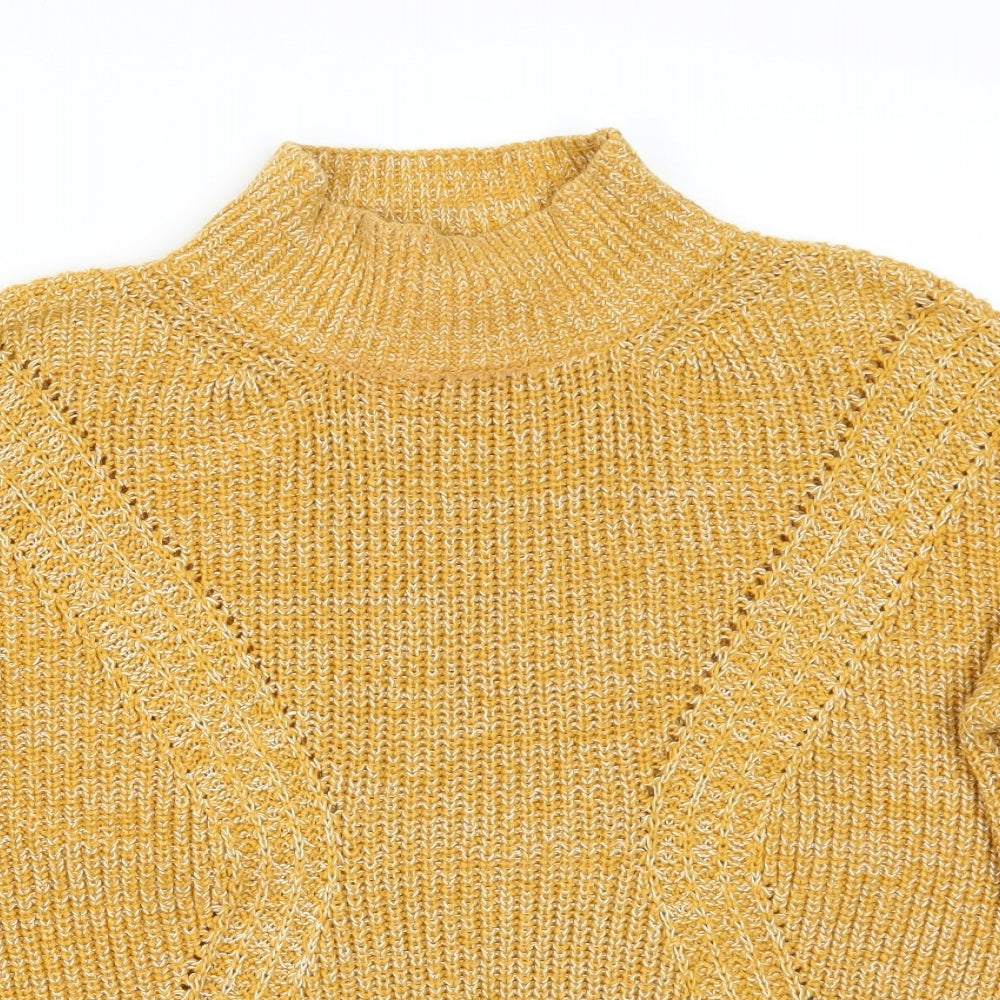 Topshop Womens Yellow   Pullover Jumper Size 8