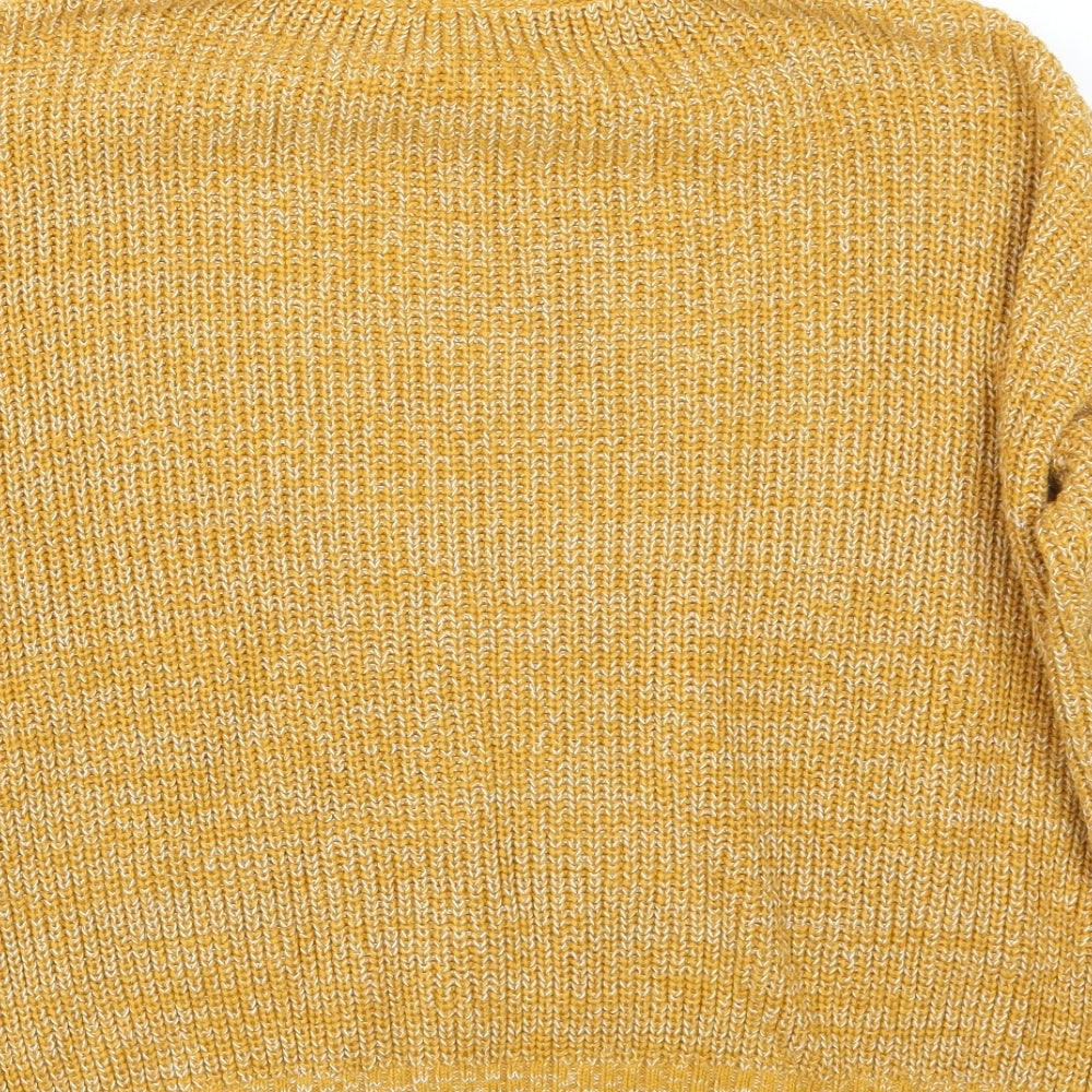 Topshop Womens Yellow   Pullover Jumper Size 8
