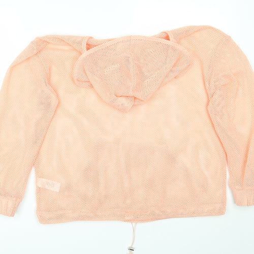Workout Womens Pink   Pullover Hoodie Size 8