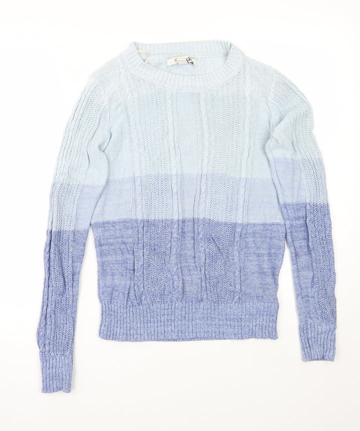FOREVER 21 Womens Blue Pullover Jumper Size S