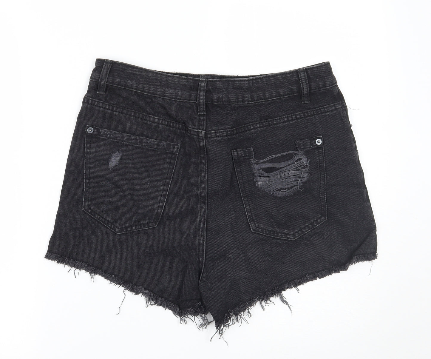 Newlook Womens Black   Mom Shorts Size 12