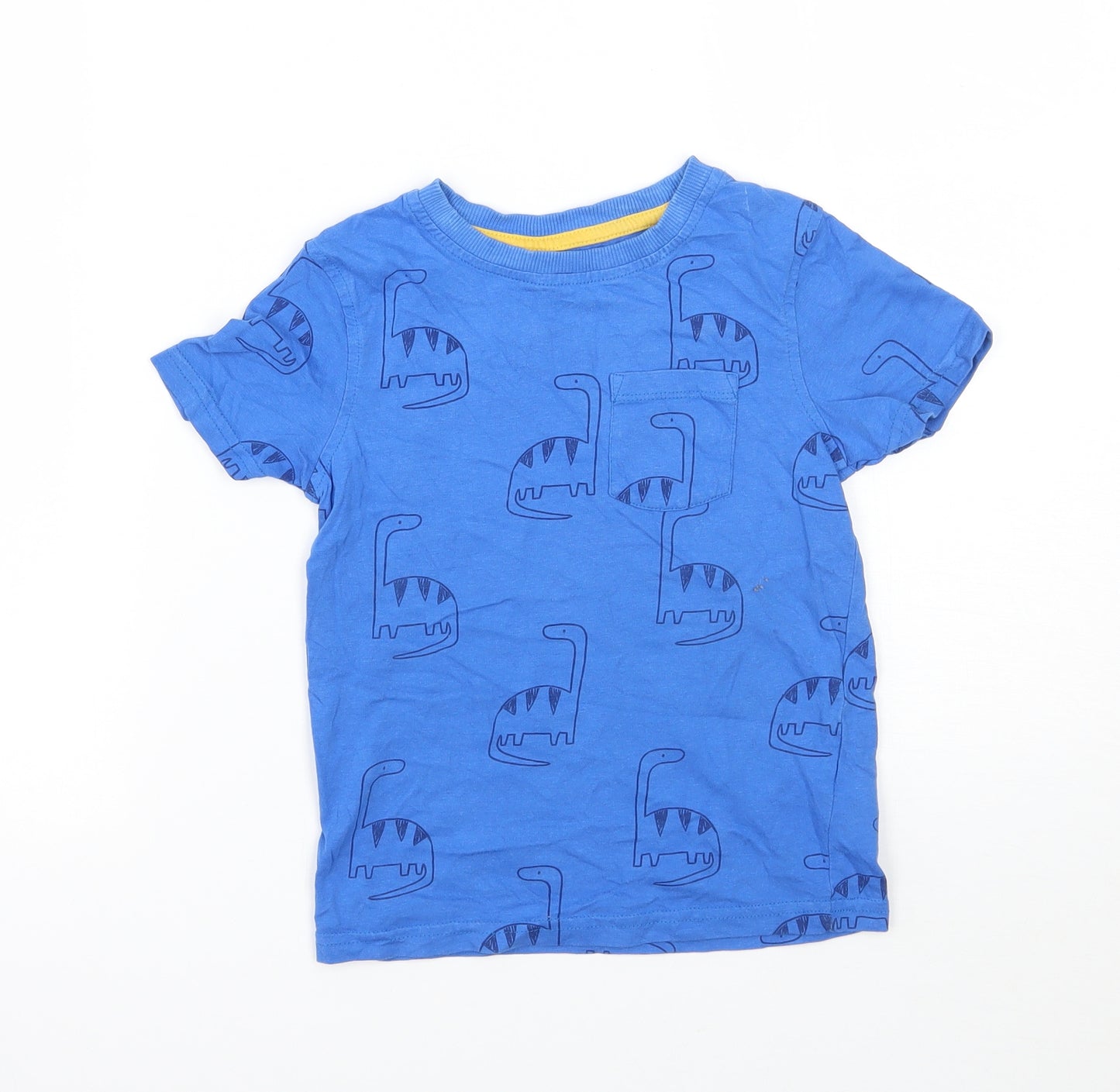 George Boys Blue   Basic T-Shirt Size 4-5 Years