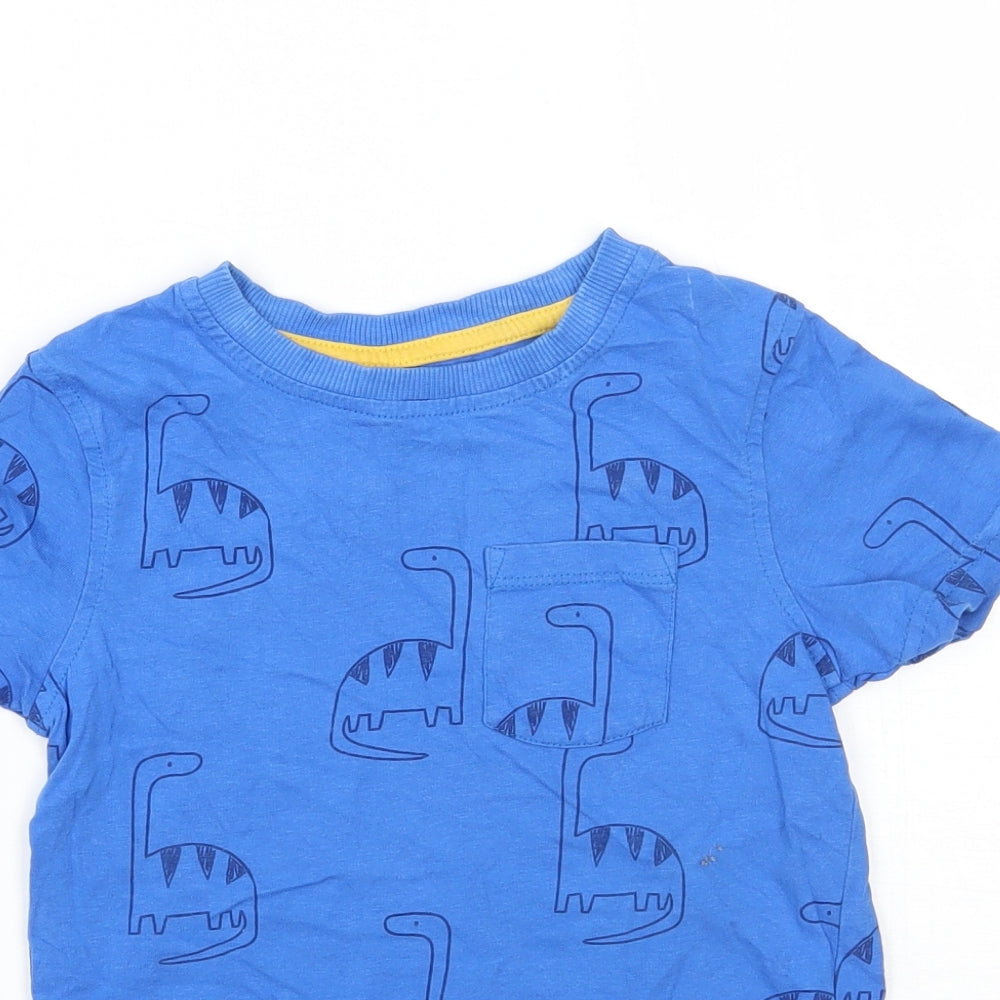George Boys Blue   Basic T-Shirt Size 4-5 Years