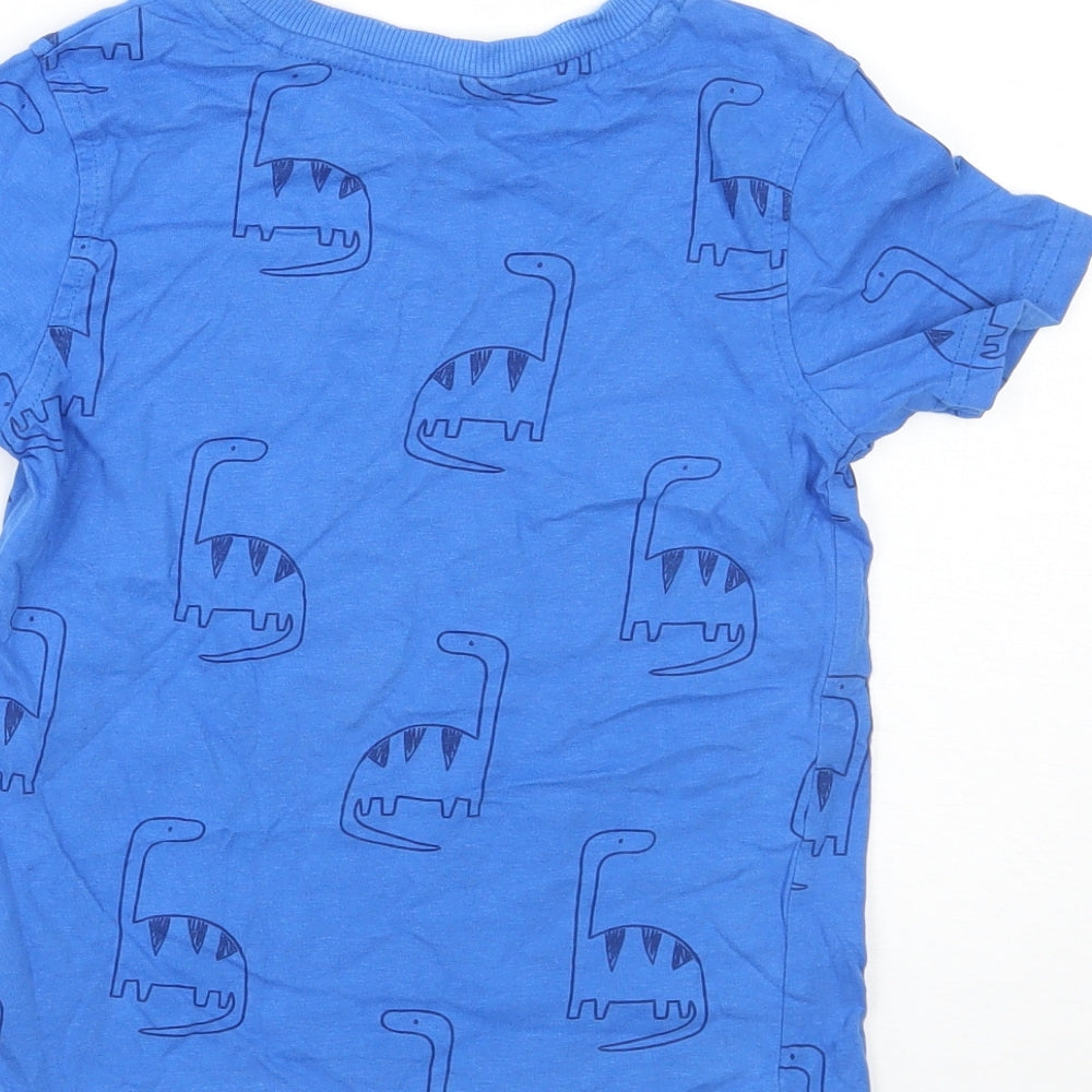 George Boys Blue   Basic T-Shirt Size 4-5 Years