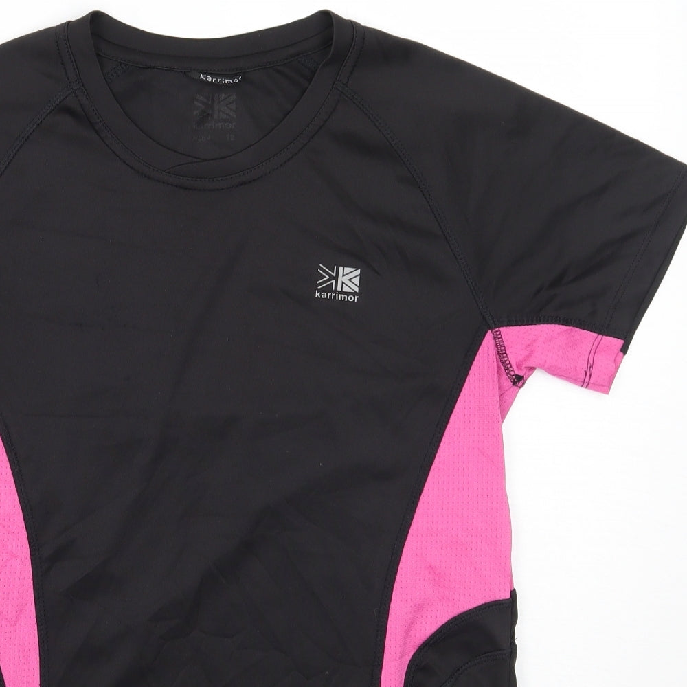 Karrimor Womens Black   Basic T-Shirt Size 12