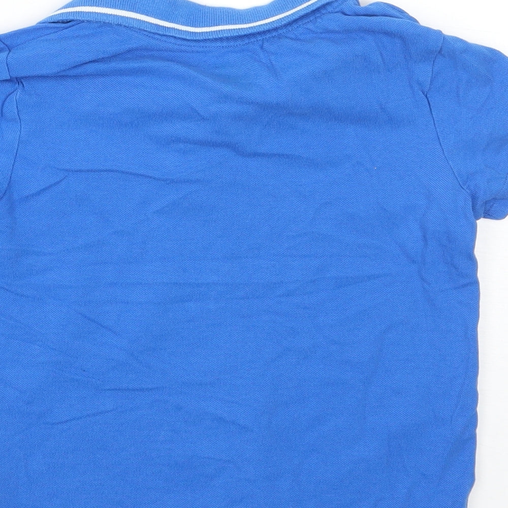 F&F Boys Blue   Basic Polo Size 5-6 Years