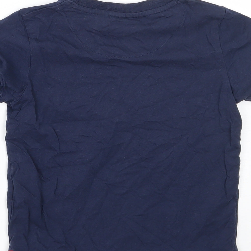 Maine Boys Blue   Basic T-Shirt Size 3-4 Years