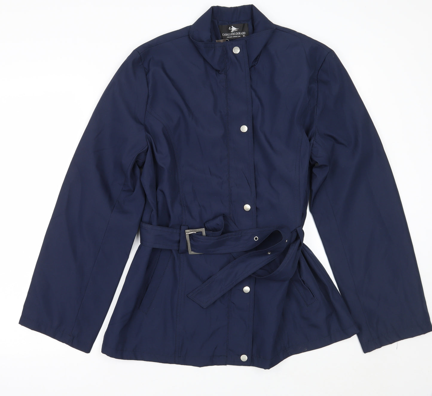 caballero . dorado Womens Blue   Jacket Coat Size XL