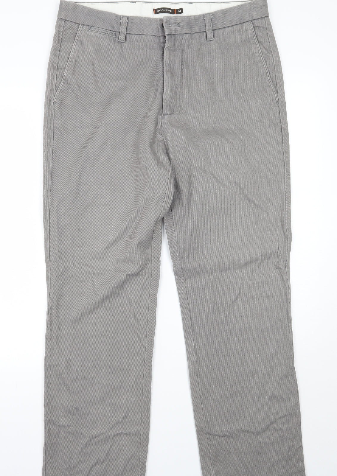 DOCKERS Mens Grey   Straight Jeans Size 34 L31 in