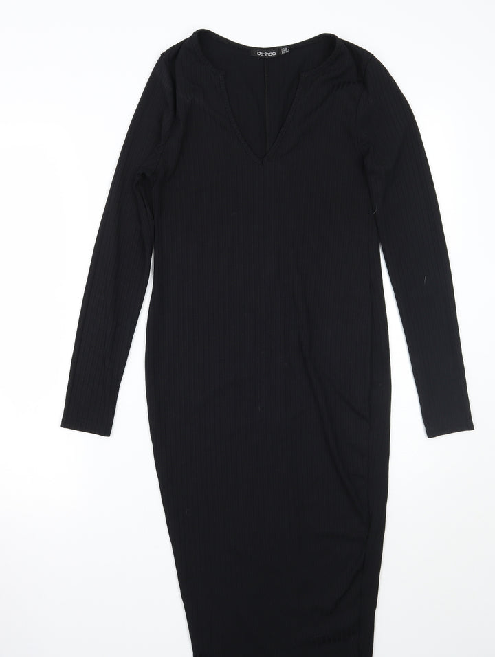 Boohoo Womens Black   A-Line  Size 8
