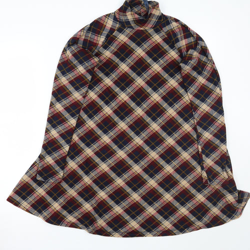 AX Paris Womens Blue Check  A-Line  Size 12