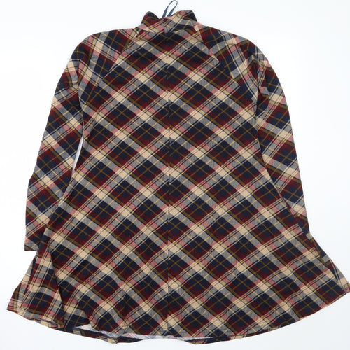 AX Paris Womens Blue Check  A-Line  Size 12