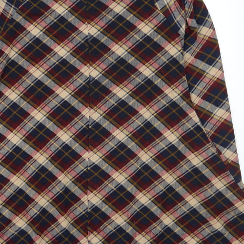 AX Paris Womens Blue Check  A-Line  Size 12