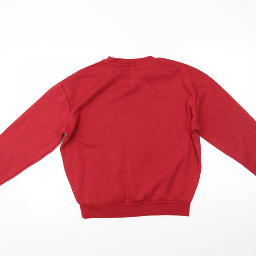 Primark Womens Red   Pullover Jumper Size 2XS
