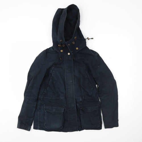 H&M Womens Blue   Windbreaker Jacket Size 6