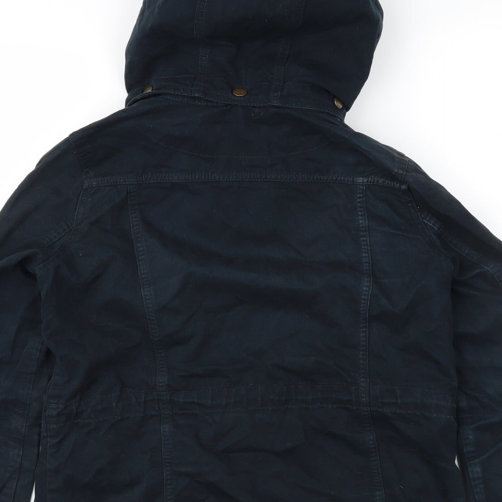 H&M Womens Blue   Windbreaker Jacket Size 6