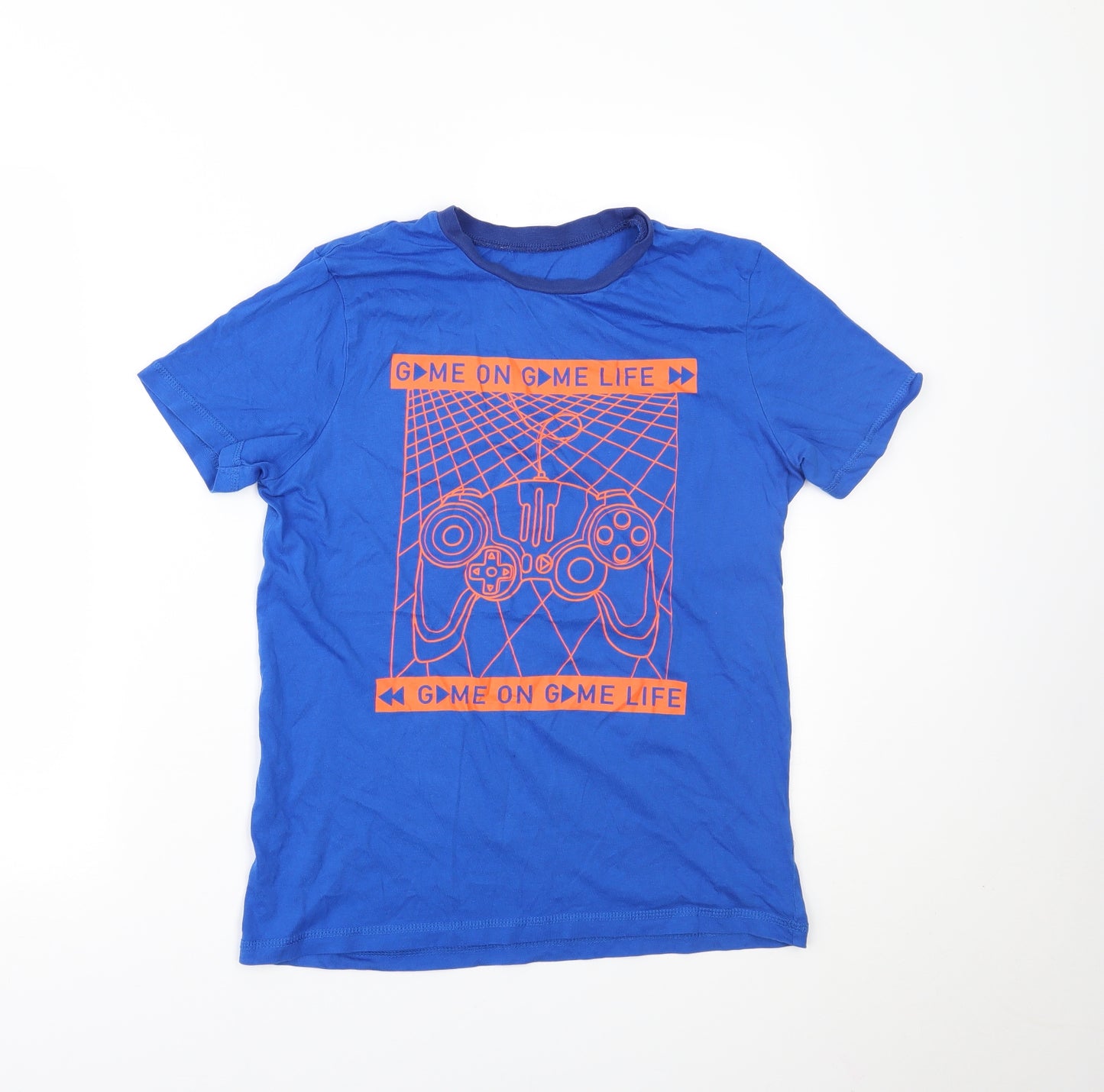 George Boys Blue   Pullover T-Shirt Size 13-14 Years