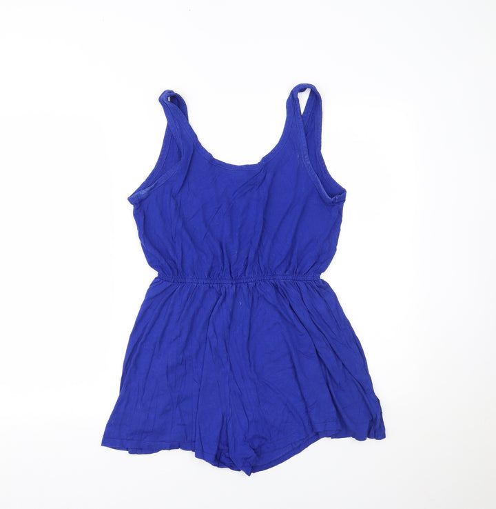 H&M Womens Blue Romper One-Piece Size M