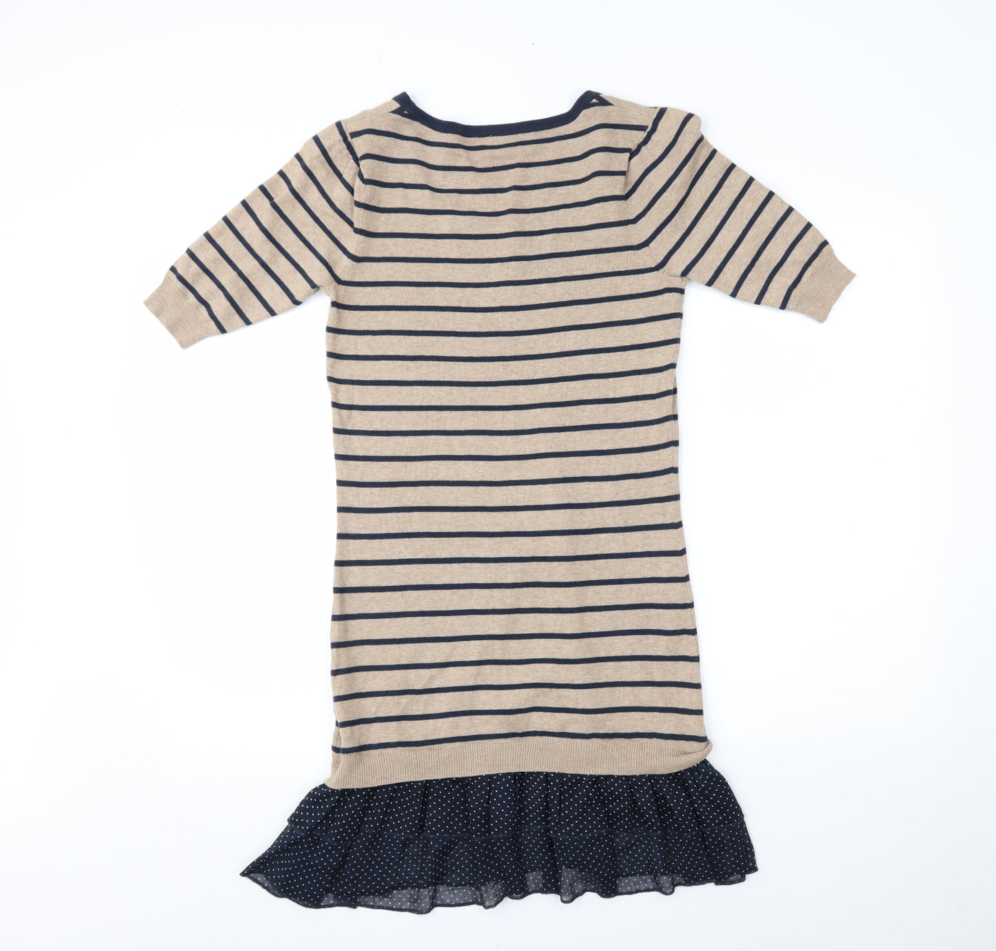 Dorothy Perkins Womens Multicoloured Striped  Jumper Dress  Size 8