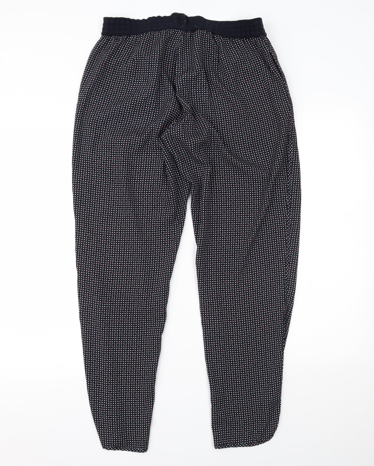 H&M Womens Multicoloured Polka Dot  Trousers  Size 12 L25 in