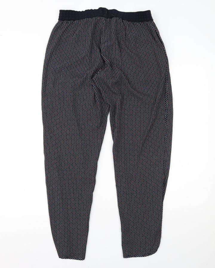 H&M Womens Multicoloured Polka Dot  Trousers  Size 12 L25 in