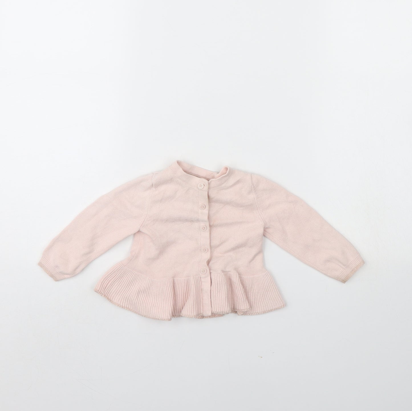 NEXT Girls Pink   Cardigan Jumper Size 9-12 Months