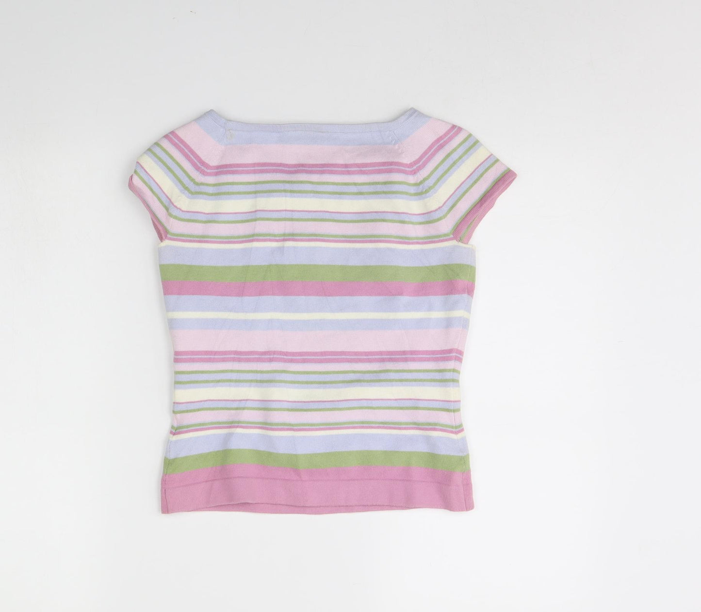 Principles Womens Pink Striped  Pullover Jumper Size 8