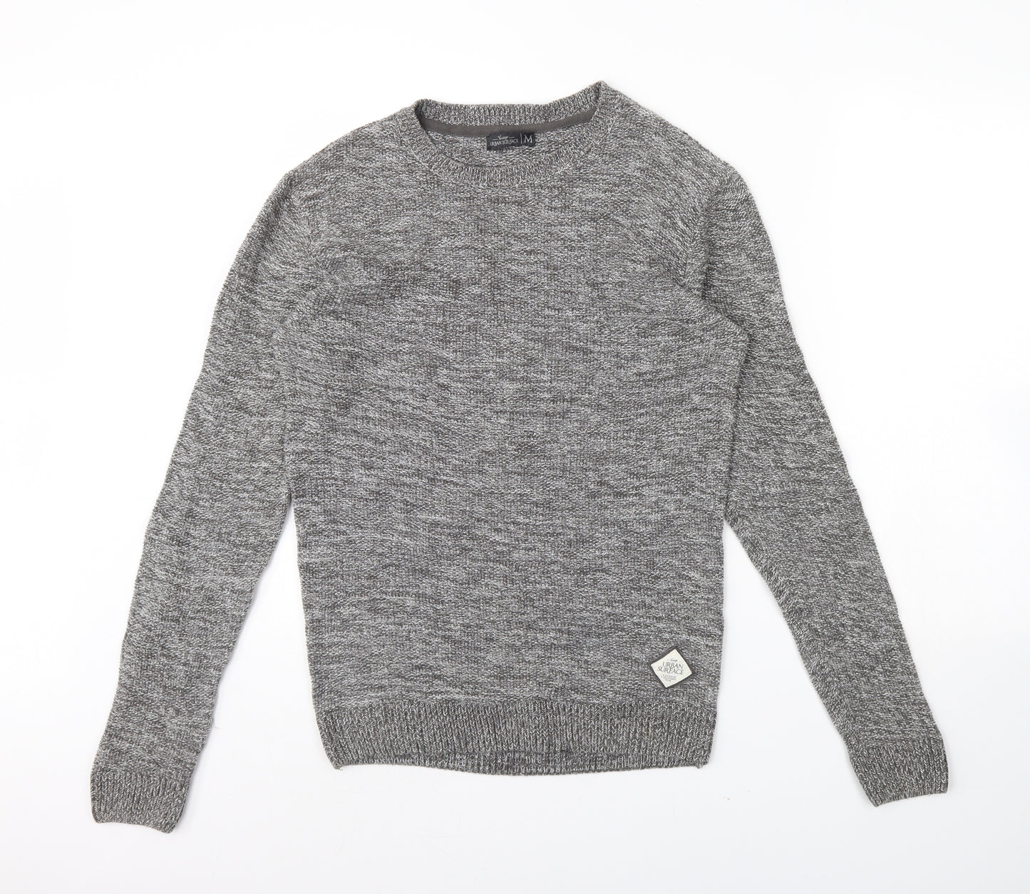 Urban Surface Mens Grey   Pullover Jumper Size M
