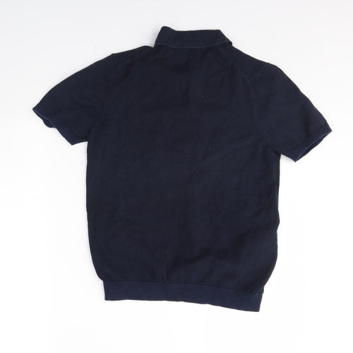 TU Mens Blue    Polo Size S