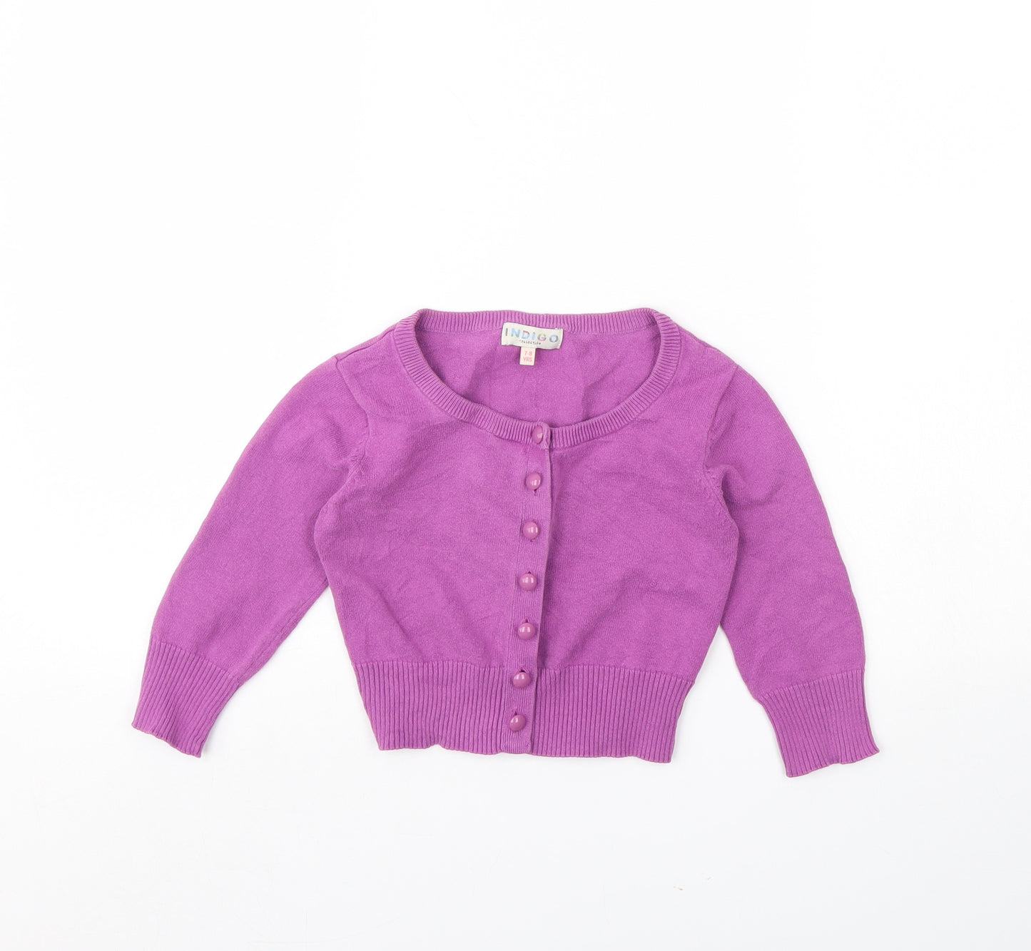Indigo Girls Purple   Cardigan Jumper Size 7 Years
