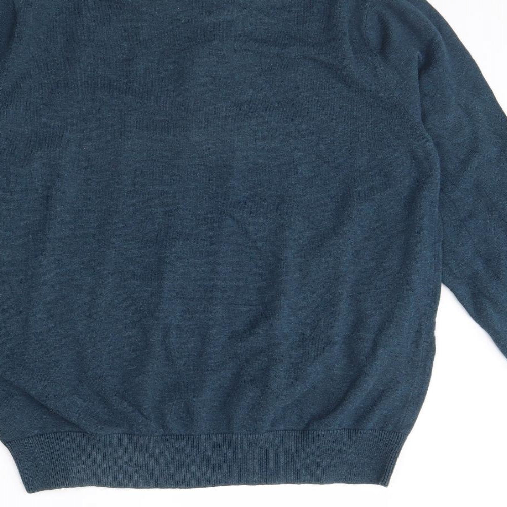 m&s Mens Blue   Pullover Jumper Size M