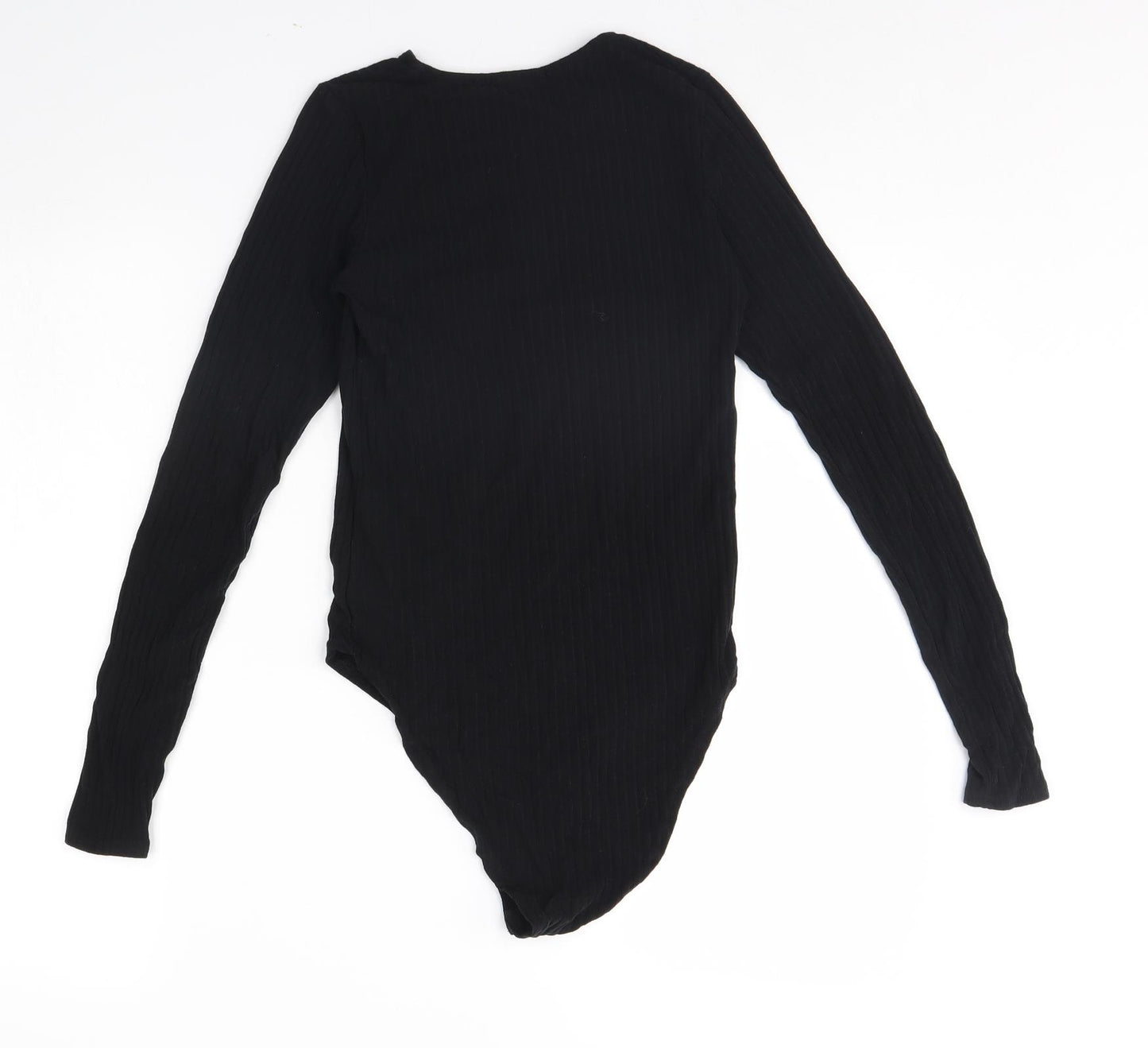 New Look Womens Black   Bodysuit One-Piece Size 10