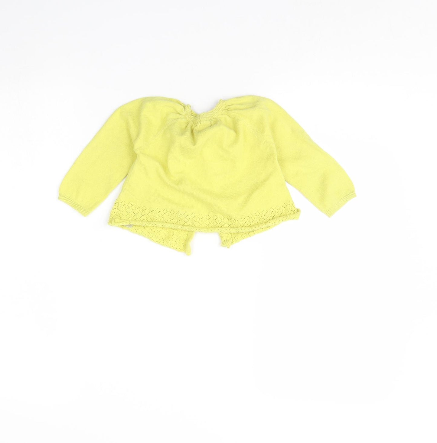 Baby Boden Girls Yellow   Cardigan Jumper Size 12-18 Months