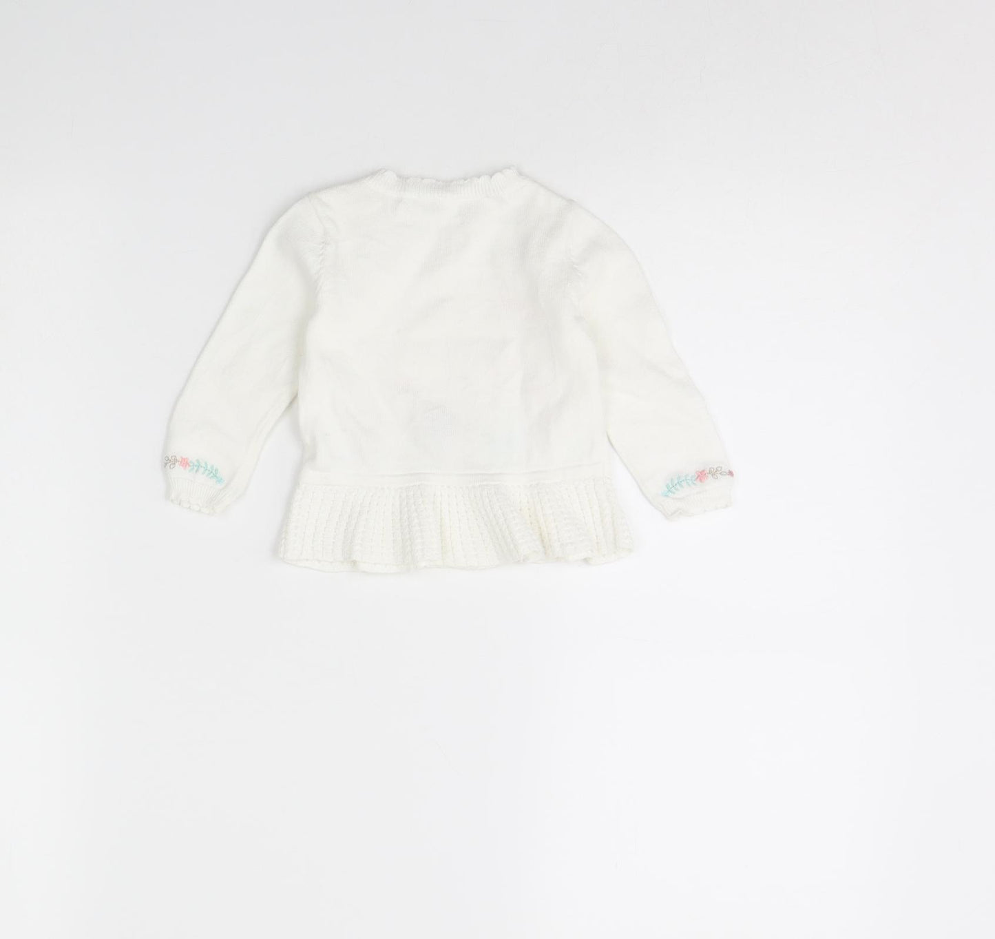TU Baby White   Pullover Jumper Size 3-6 Months
