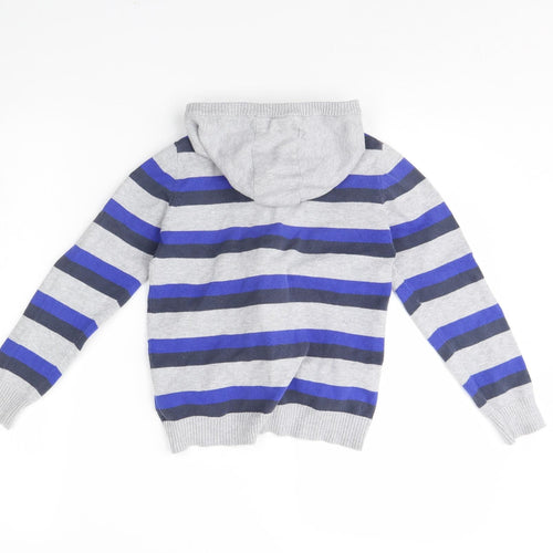 Cherokee Boys Blue Striped  Jacket  Size 7 Years